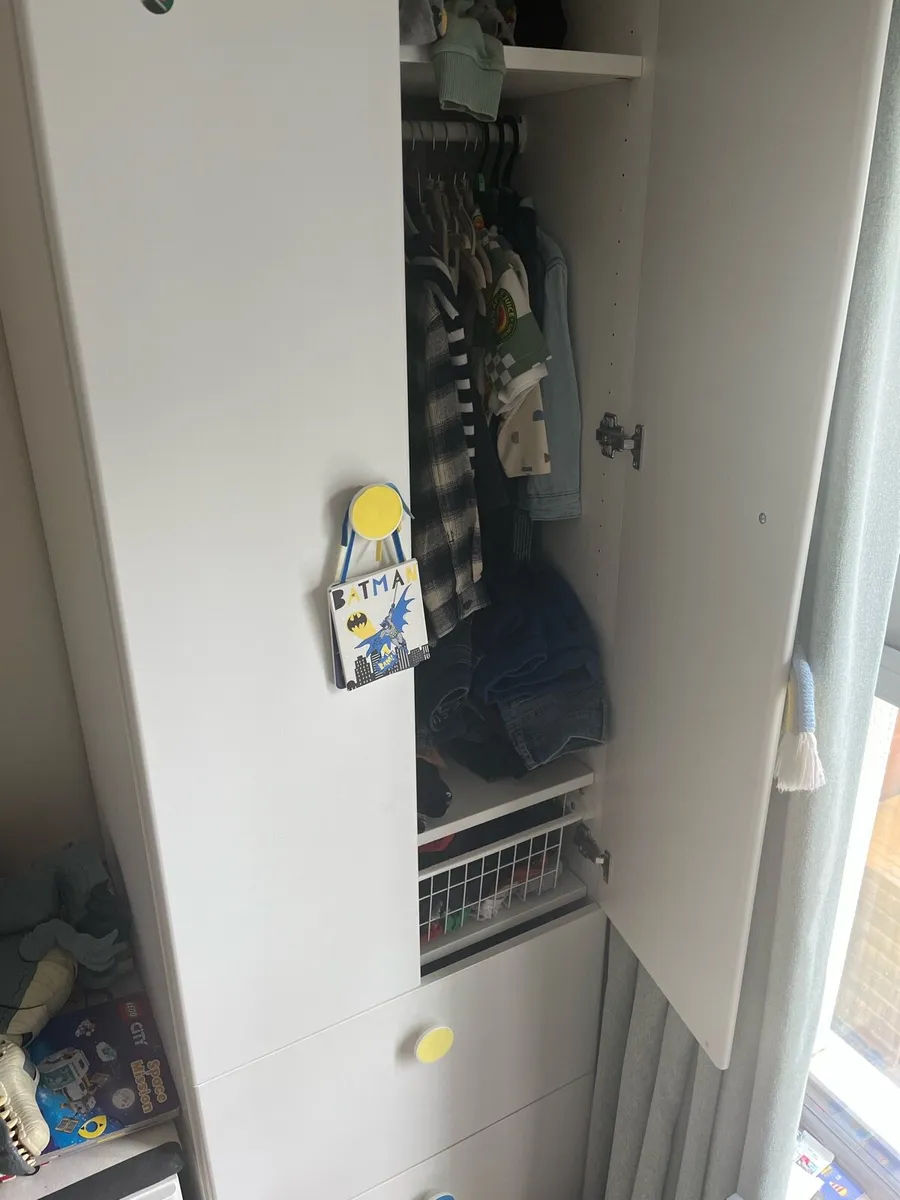 ikea wardrobe (kids) plus storage unit - Image 3