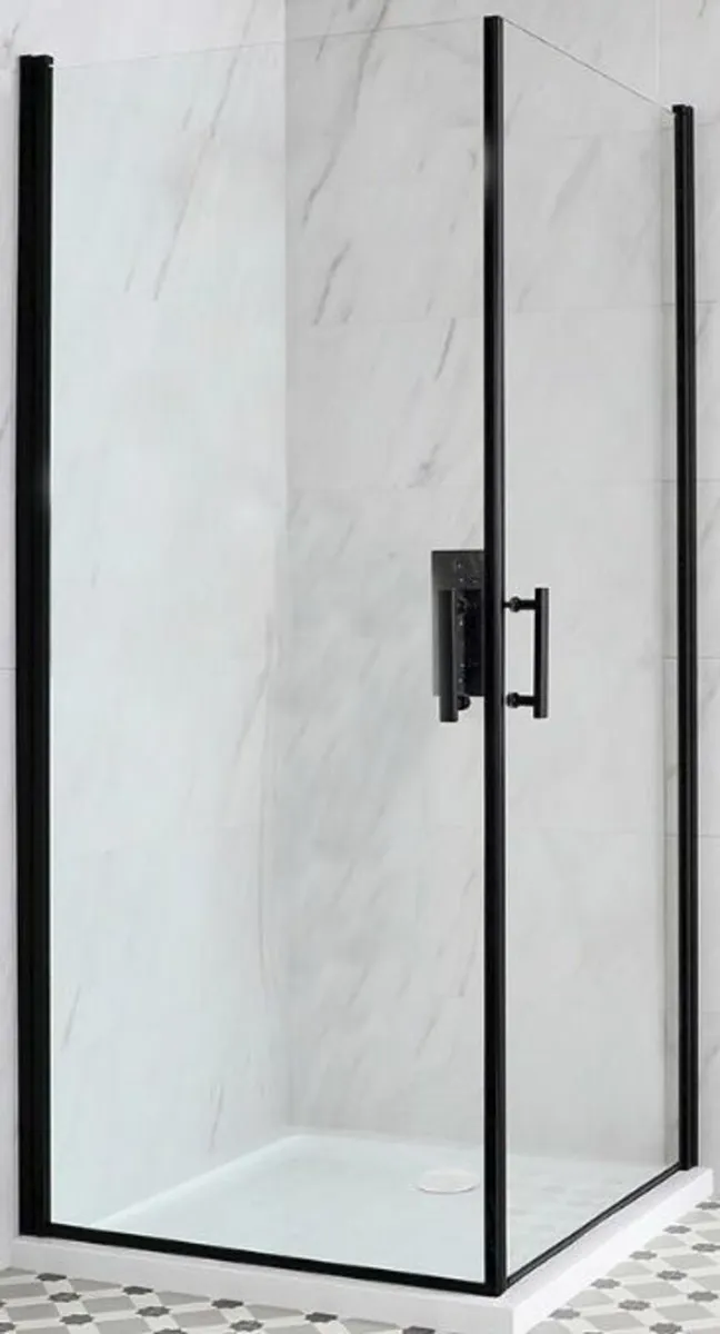 New Shower Enclosure Black Verve Flair 800 x 800
