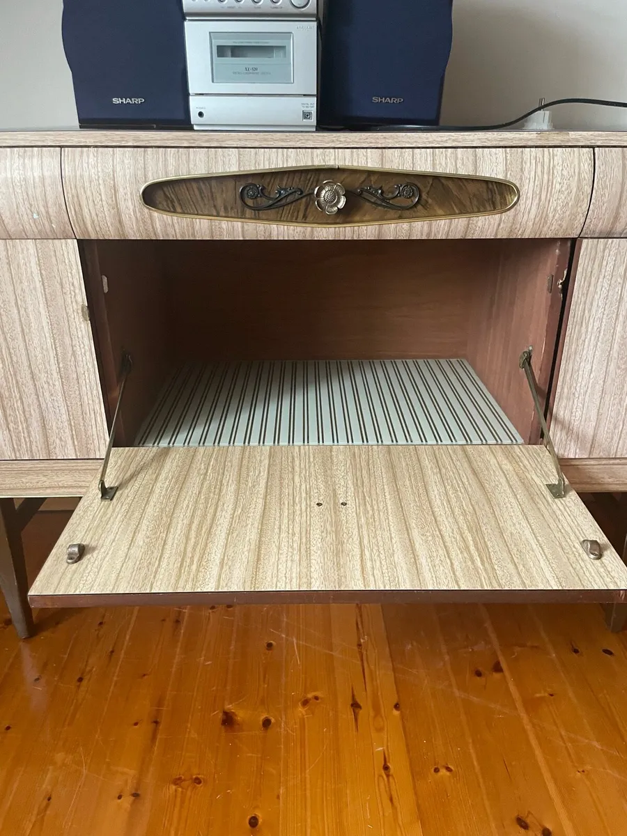 Antique wooden sideboard - Image 4