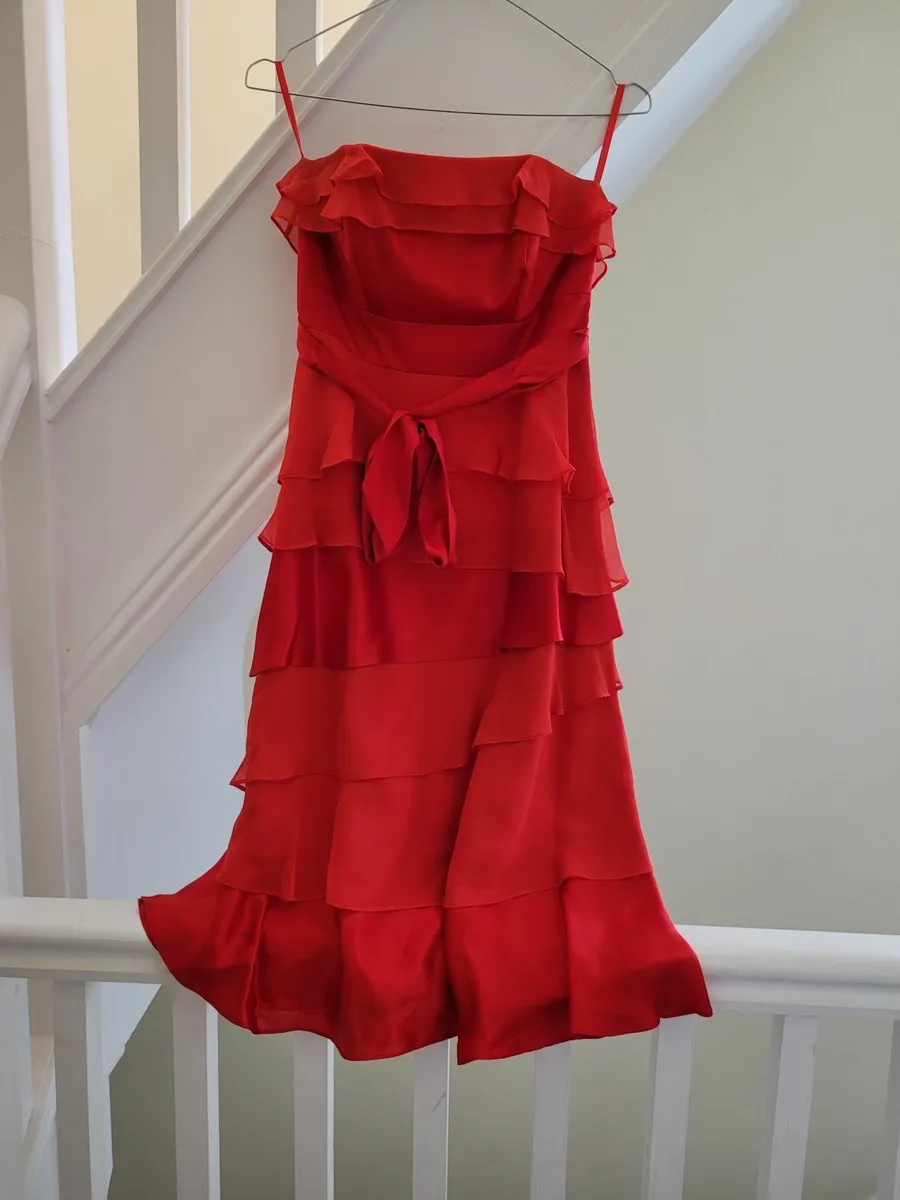 Monsoon Dress size 8 & matching bag - Image 2