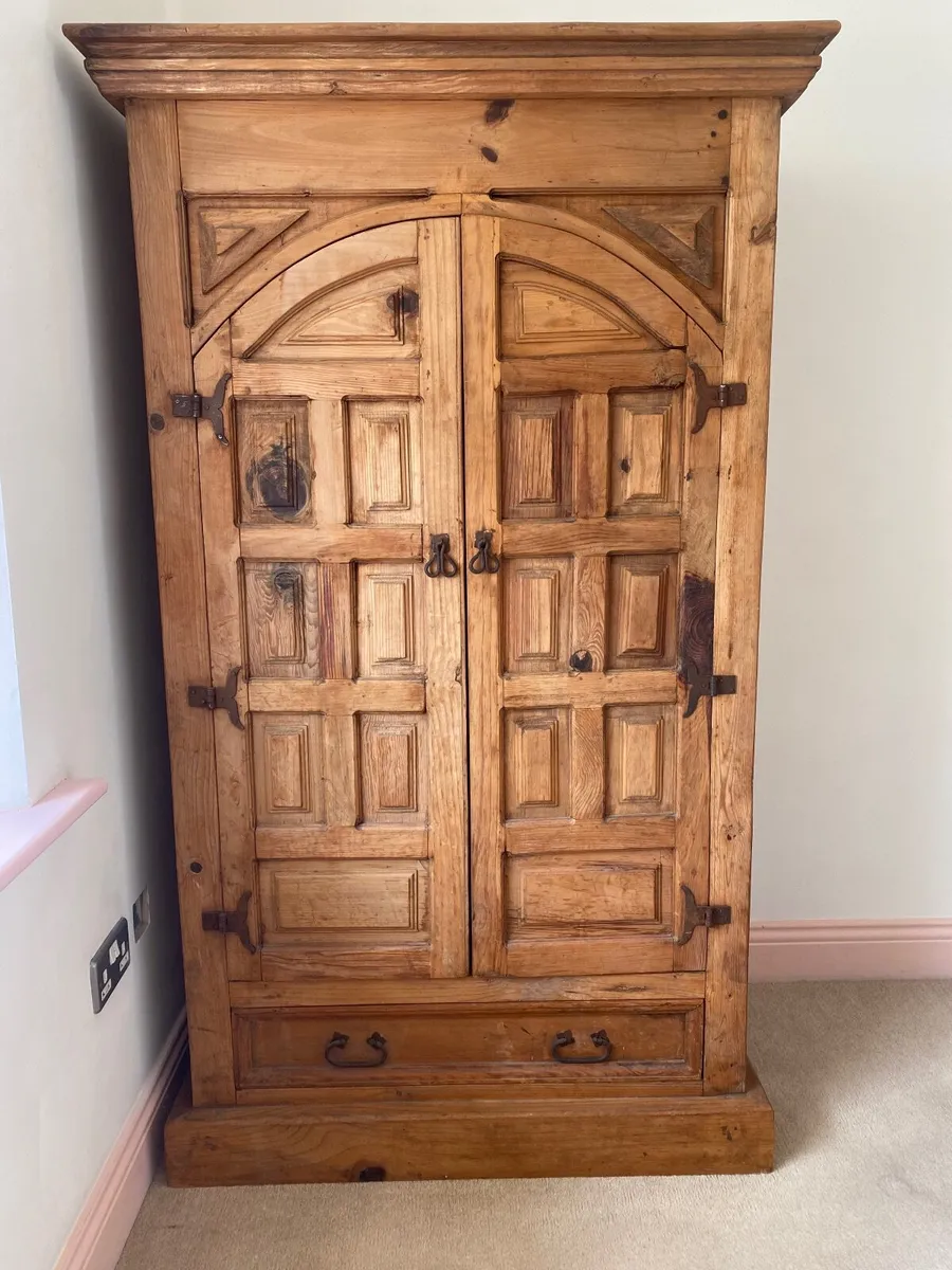 Solid Pine Wardrobe - Image 1