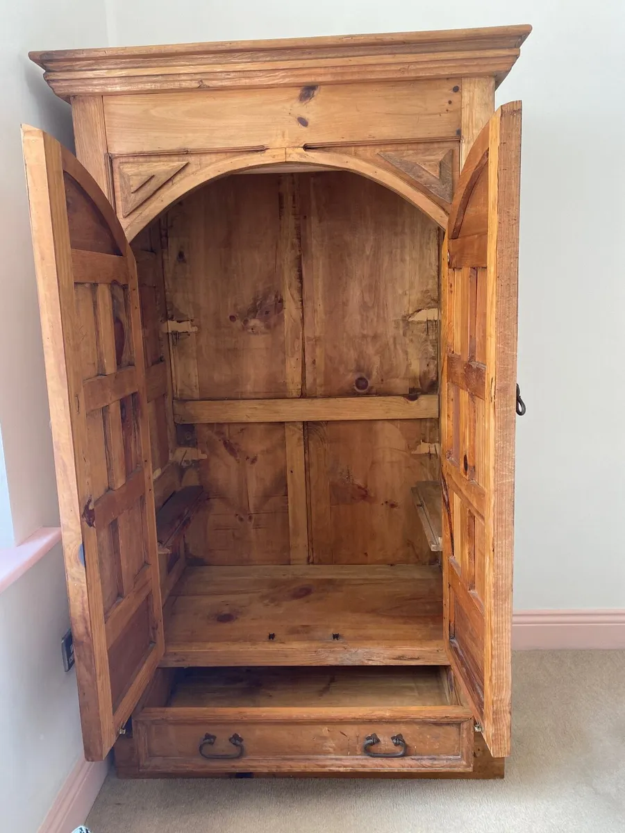 Solid Pine Wardrobe - Image 3