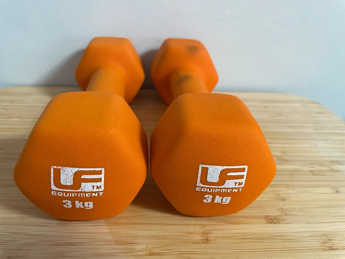 2 x 3kg Dumbbells