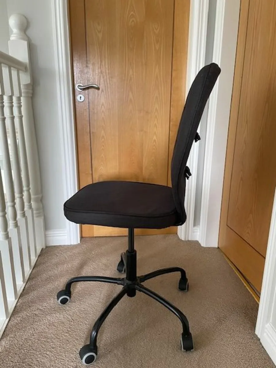 Ikea Desk Chair (Black) - Image 4