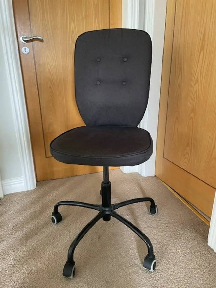 Ikea Desk Chair (Black) - Image 1