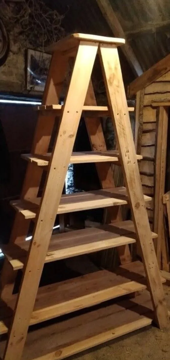 Handmade rustic display stands - Image 4