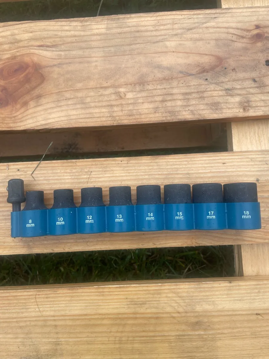 Impact Socket 1/2" Square Drive 9 Piece - Image 2