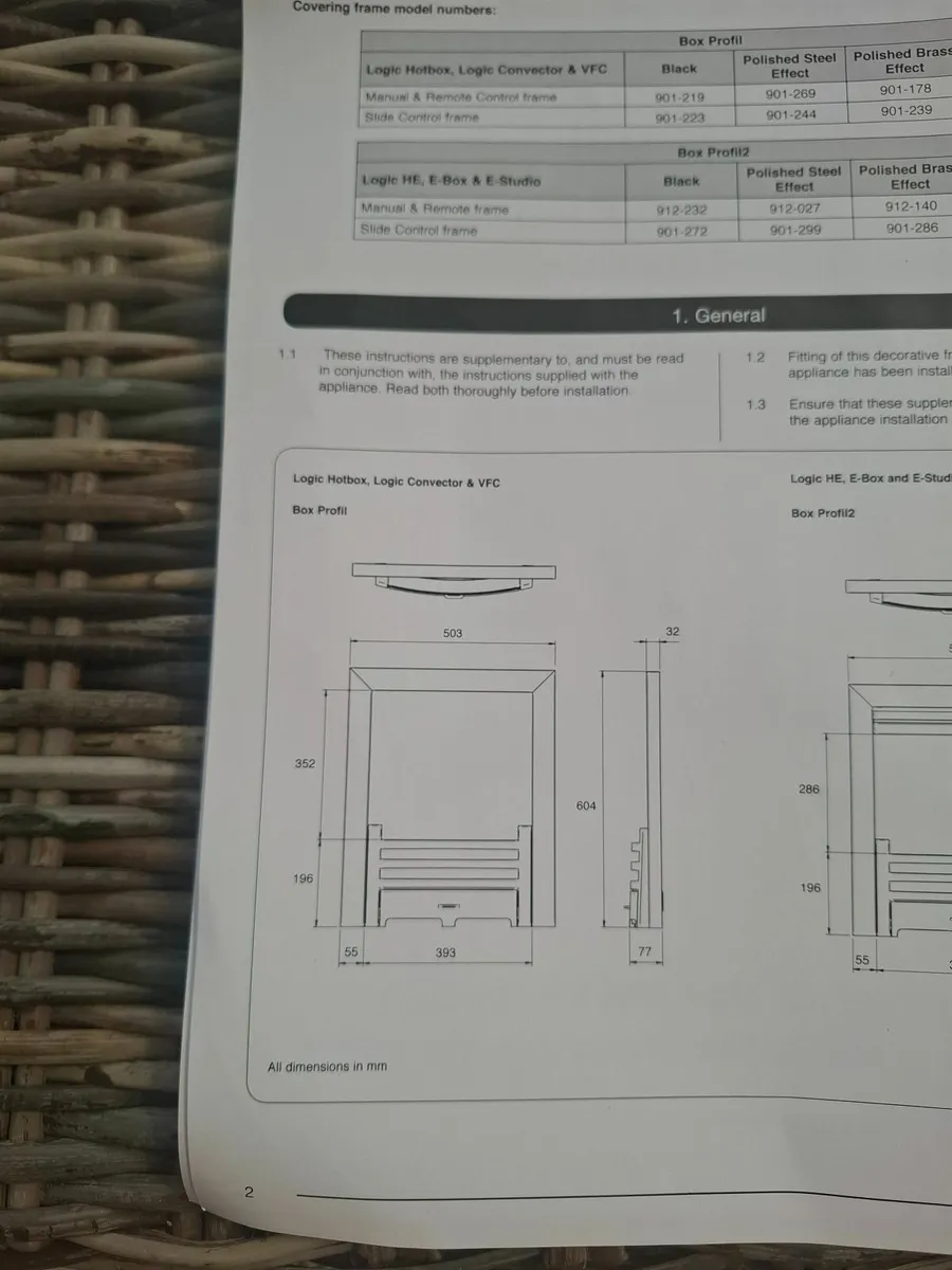 Fire surround for gas stove - Image 4