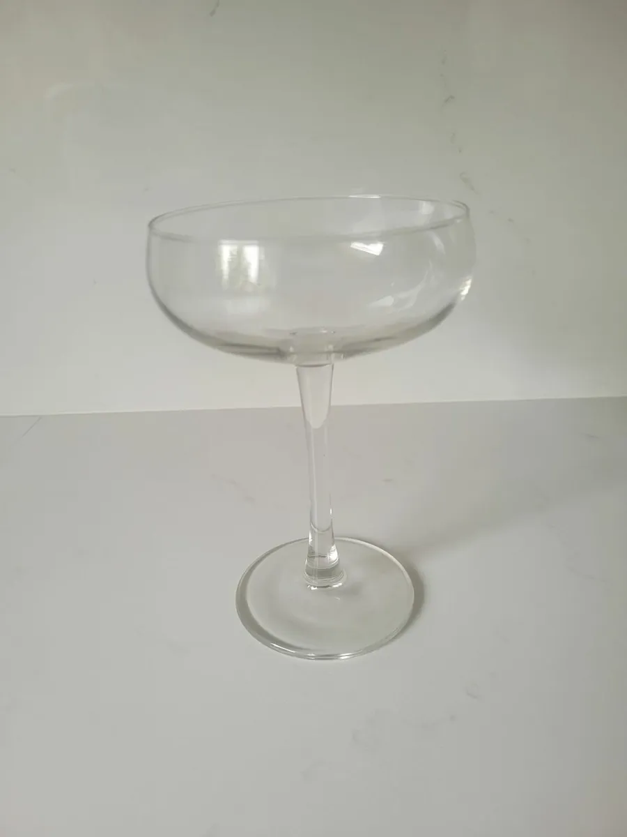 45 unused Ikea champagne glasses