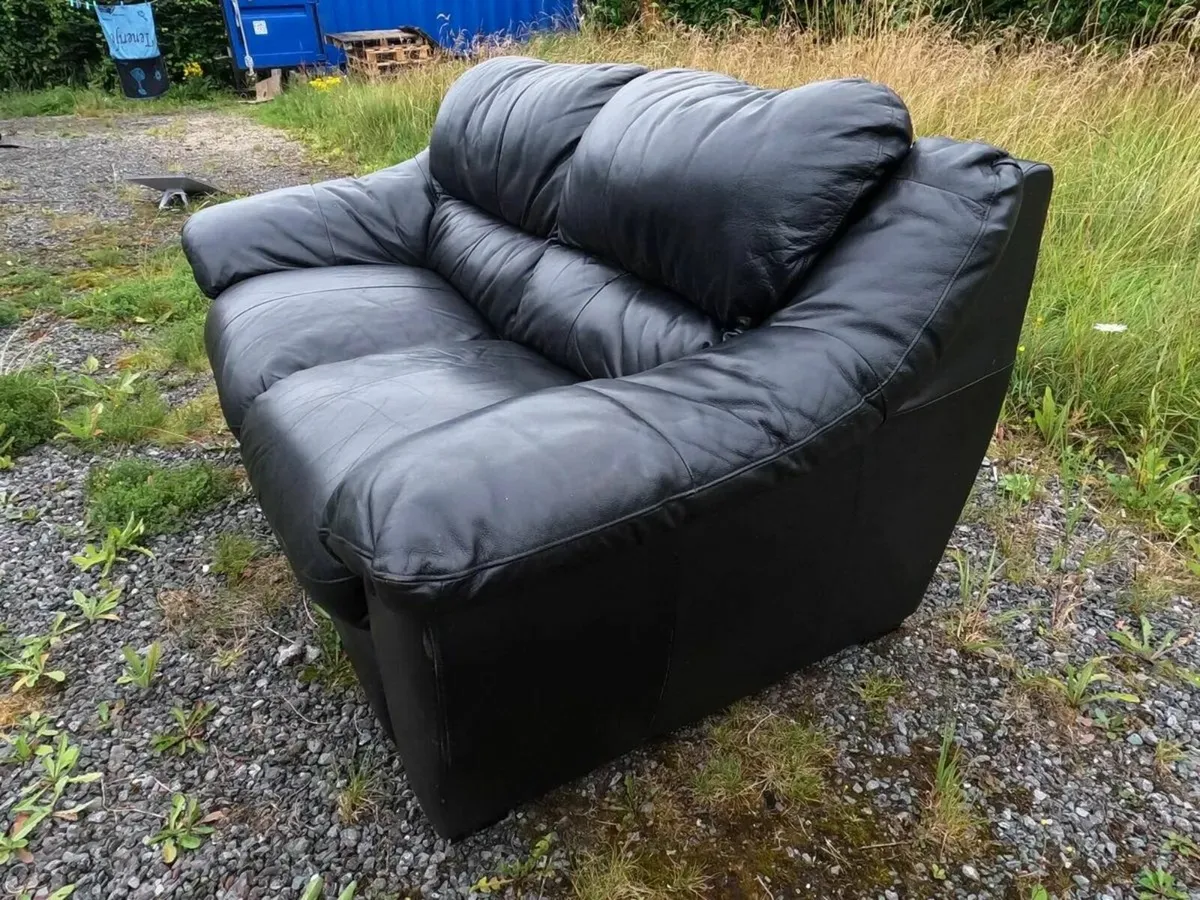 Comfy, Stylish Faux Leather Sofa – ON SALE 🔥 - Image 3