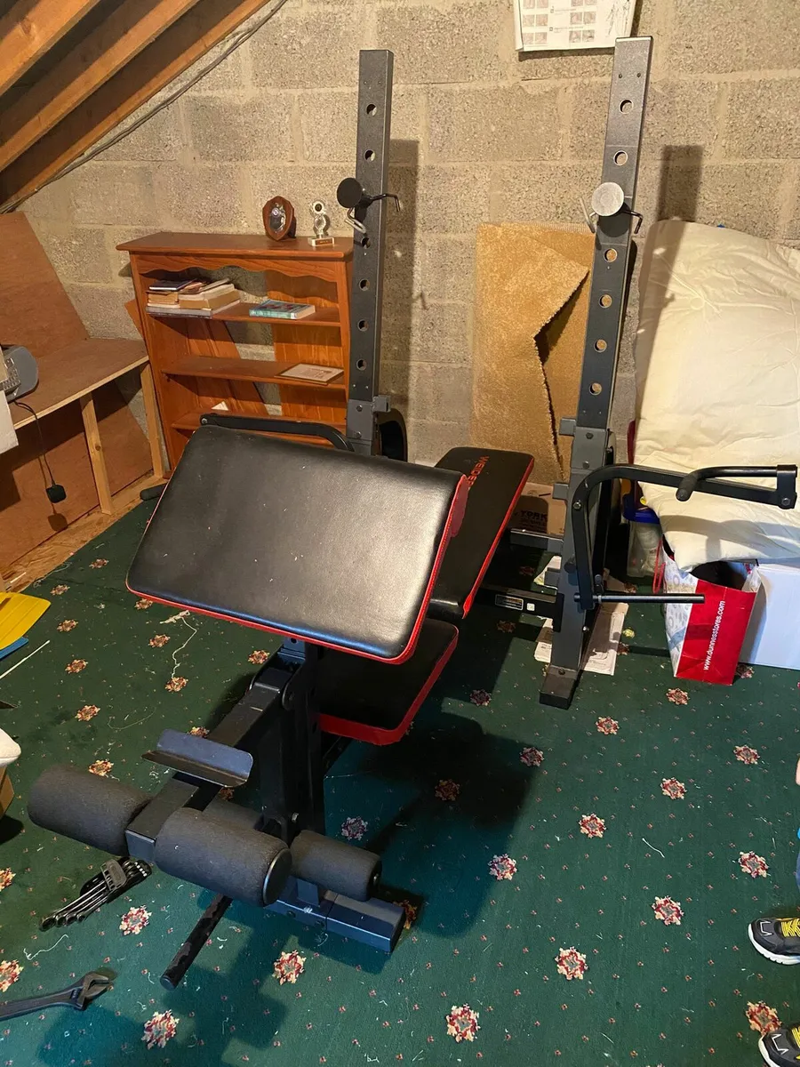 Weights Bench + accessories - Image 1