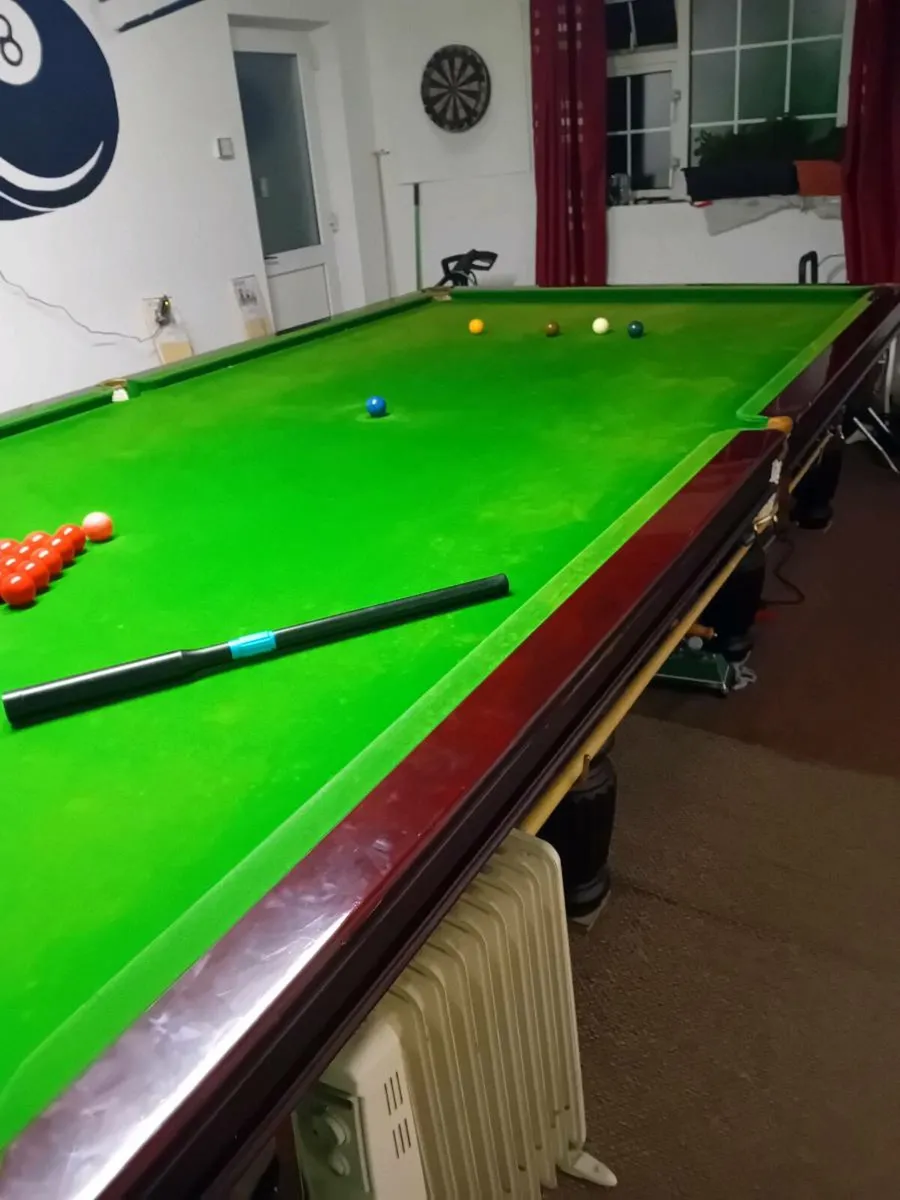 12x6 snooker table + accessories full size - Image 2