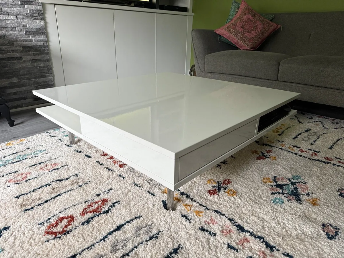 Coffee table - White - Image 3