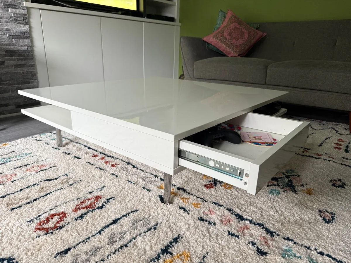 Coffee table - White - Image 4