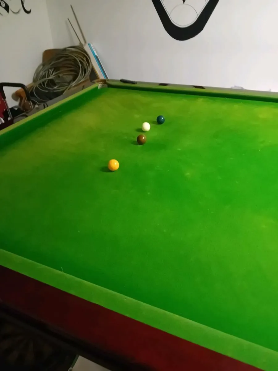 12x6 snooker table + accessories full size - Image 3