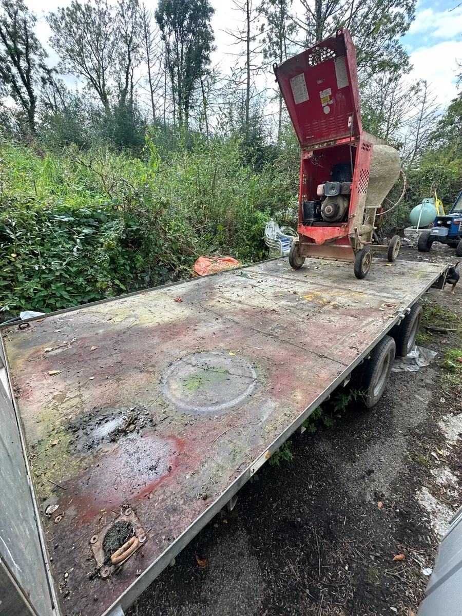 Ifor Williams 14 foot flatbed trailer - Image 4