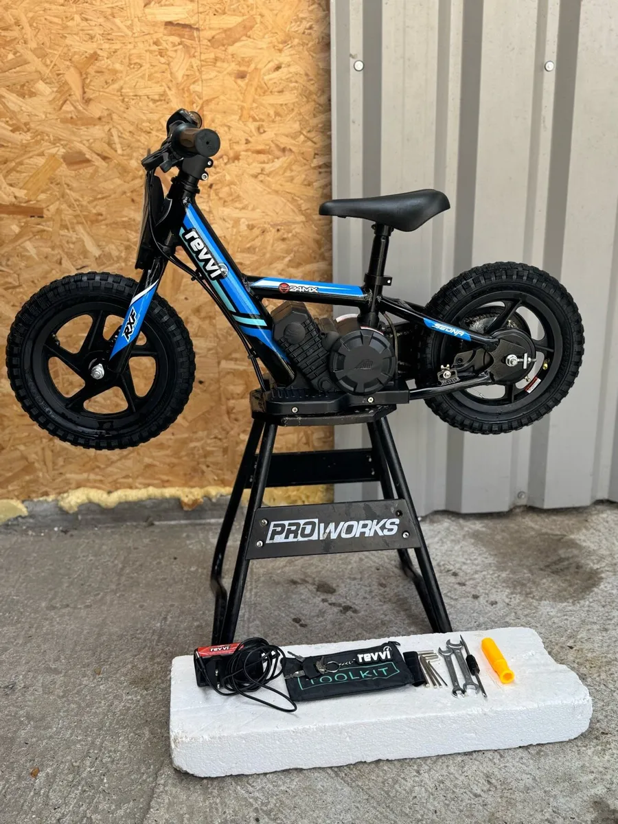 Revvi 12′′ Electric Balance Bike like New - Image 1