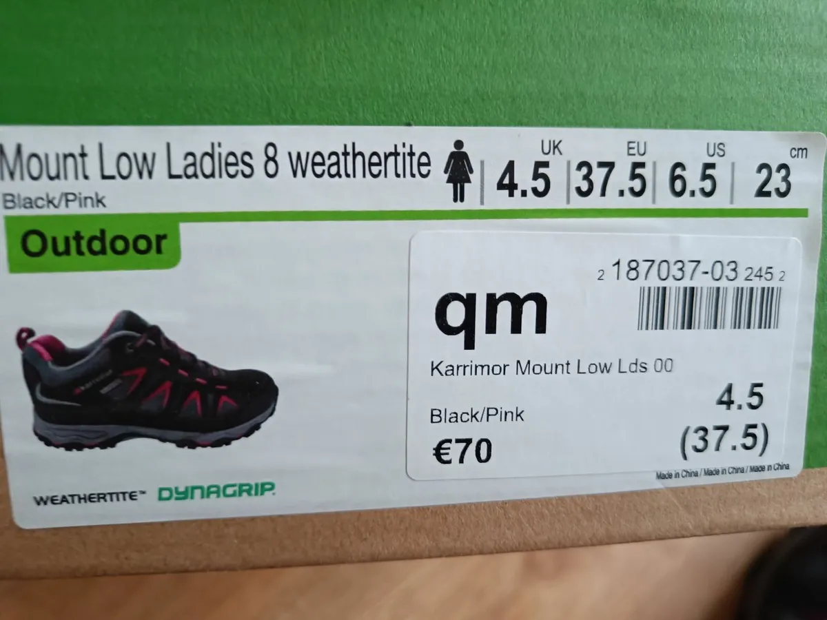 Karrimor Mount Low Ladies size 4.5 - Image 2