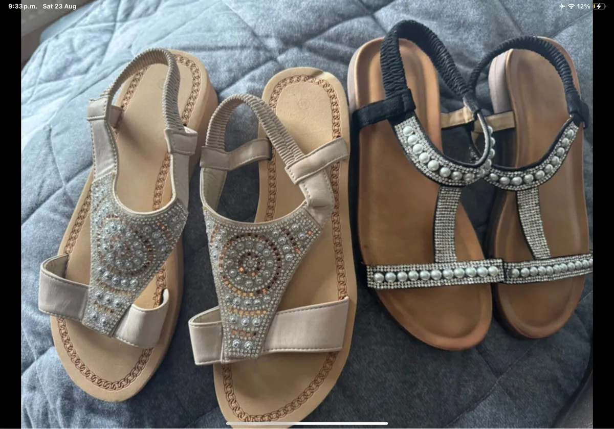 Sandals worn once