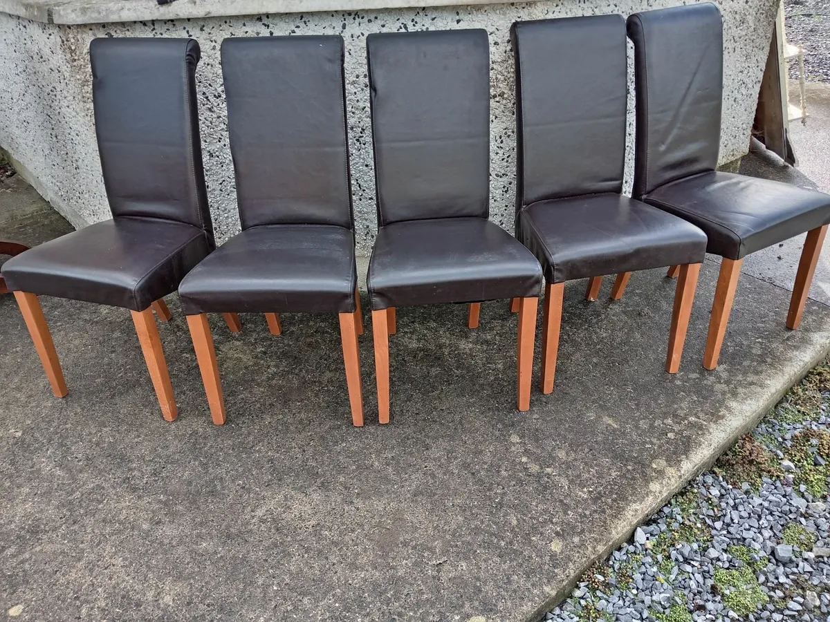 Leather chairs
