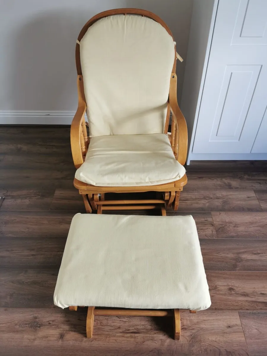 ROCKING CHAIR AND MATCHING GLIDER - Image 1