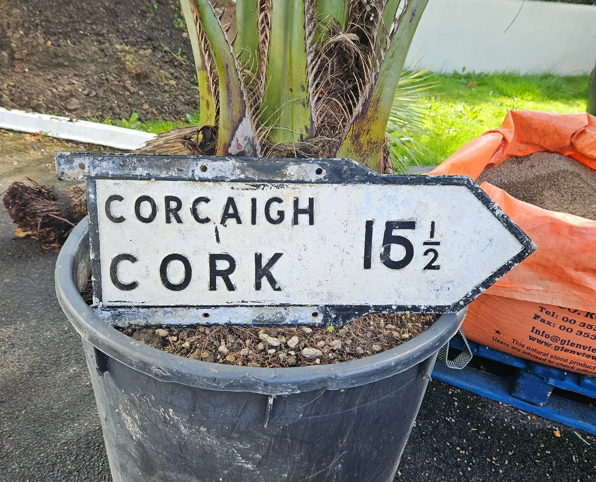 Original old Irish Street Sign - Image 1