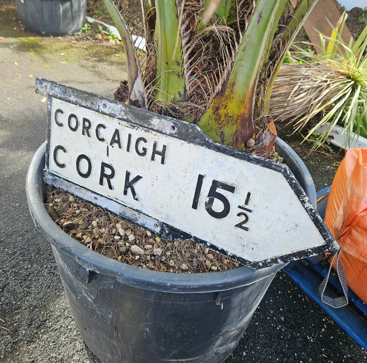 Original old Irish Street Sign - Image 2