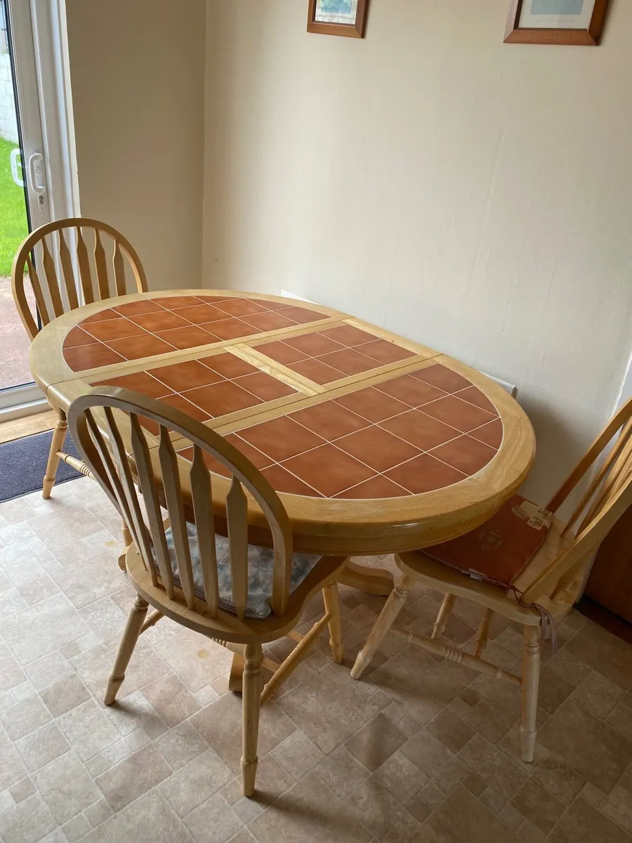 Kitchen Table and Chair Set - Image 1