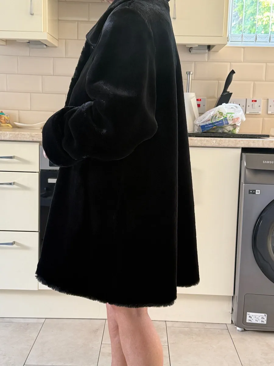 Fur Coat size 10-12 - Image 1
