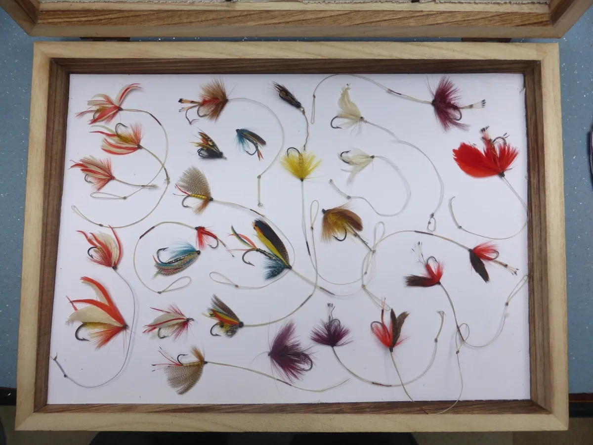 Collection of 1954 Sea Trout Flies