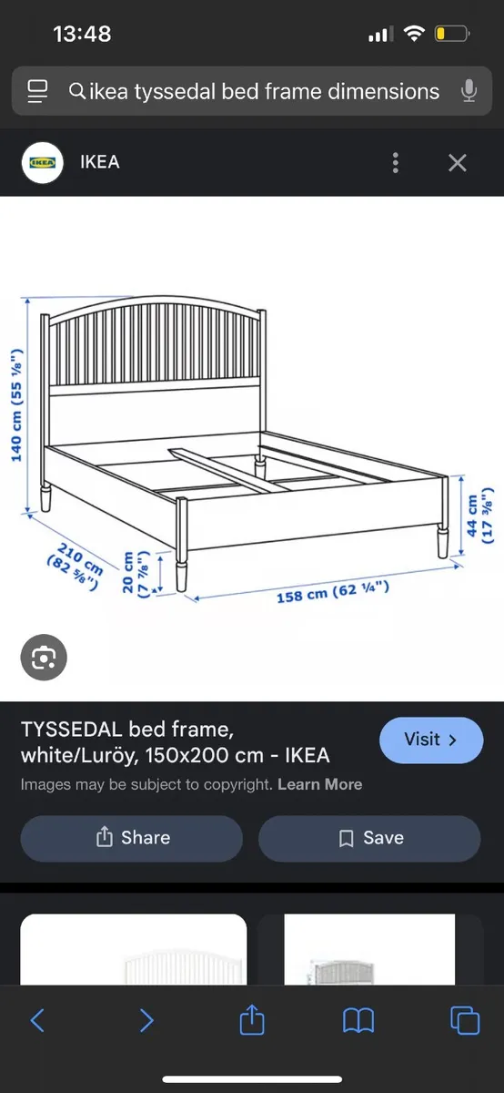 IKEA Tyssedal Bed frame - Image 4