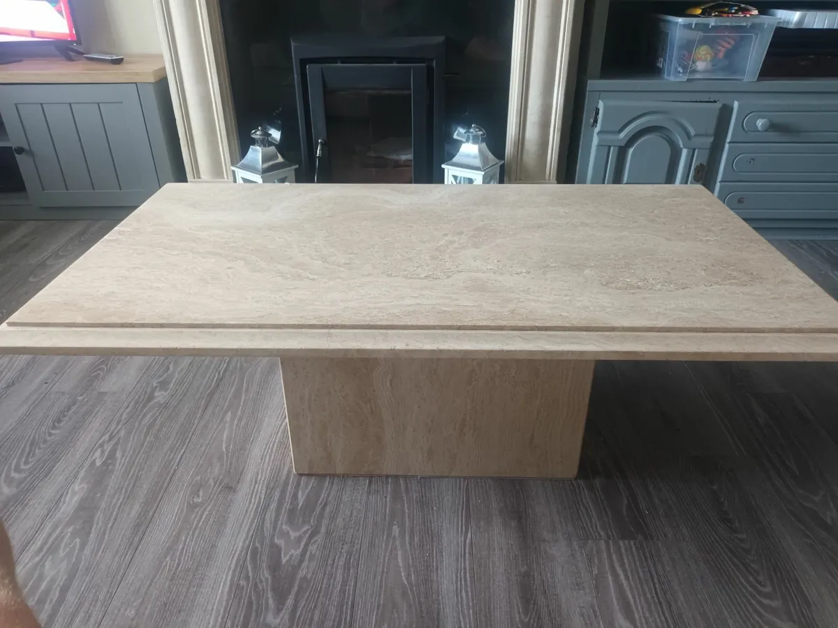 Marble coffee table - Image 1