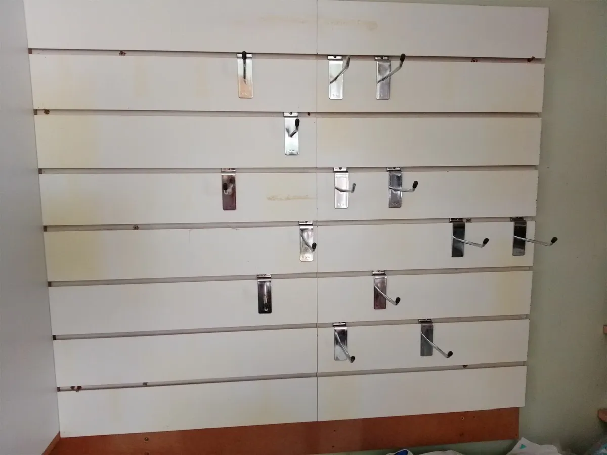 Slat Walls & Hooks - Image 1