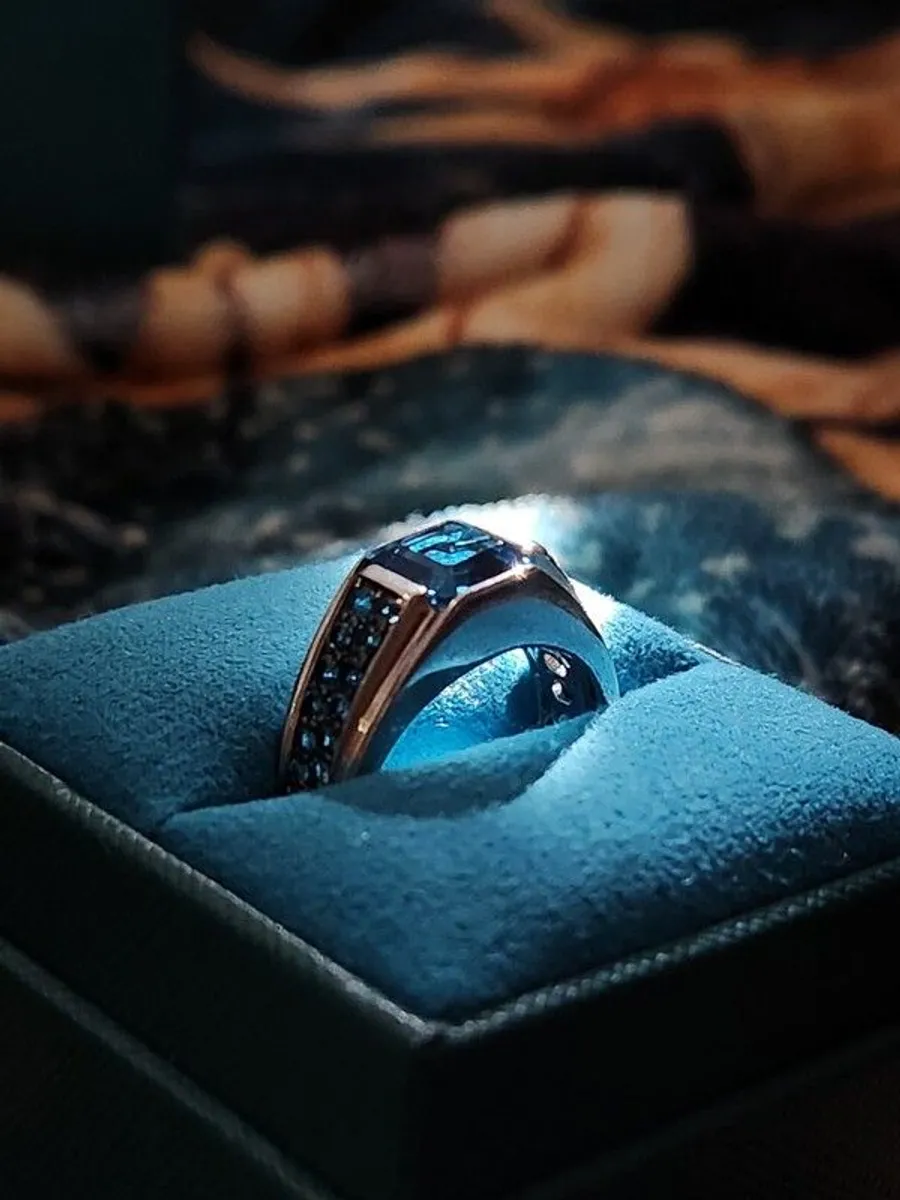 Blue Topaz Ring - Image 1
