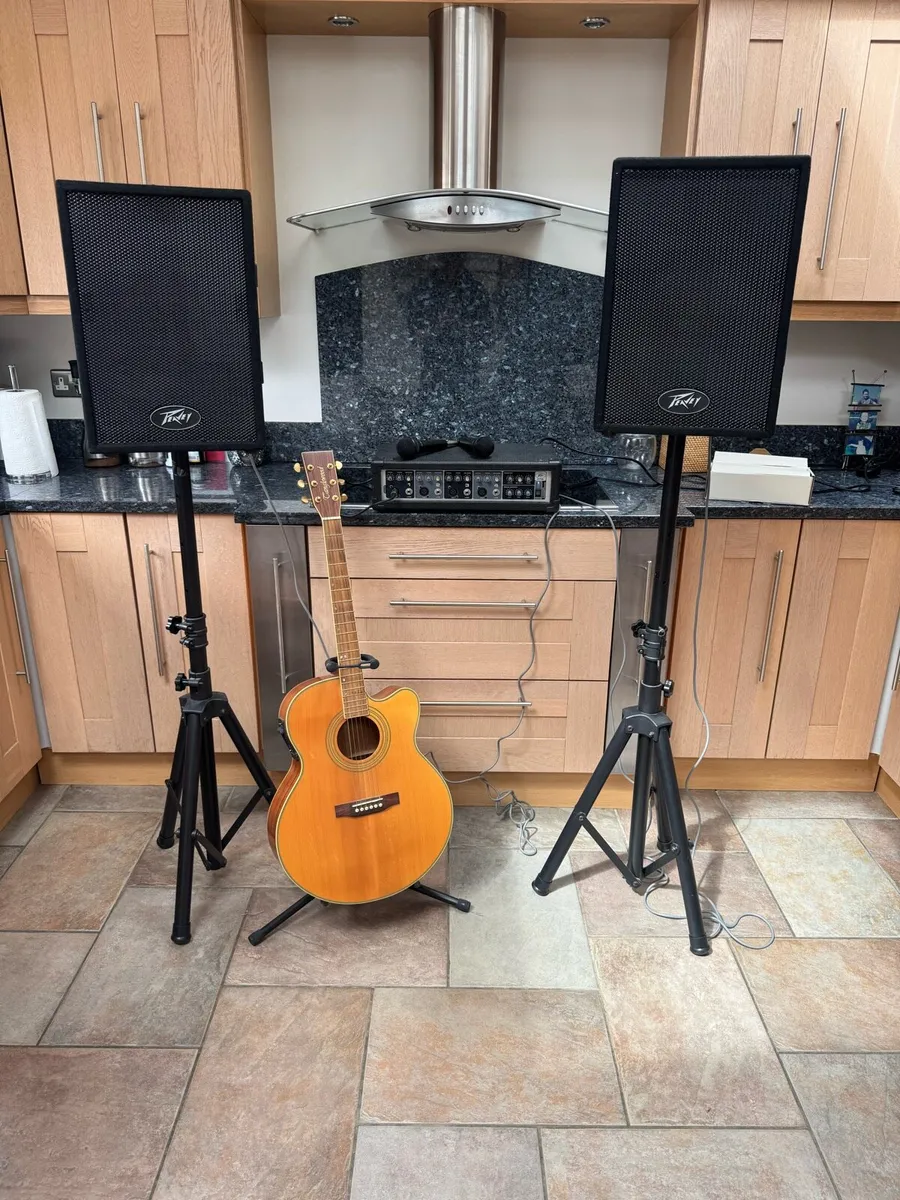 Peavey sound system with Canglewood Guitar - Image 1