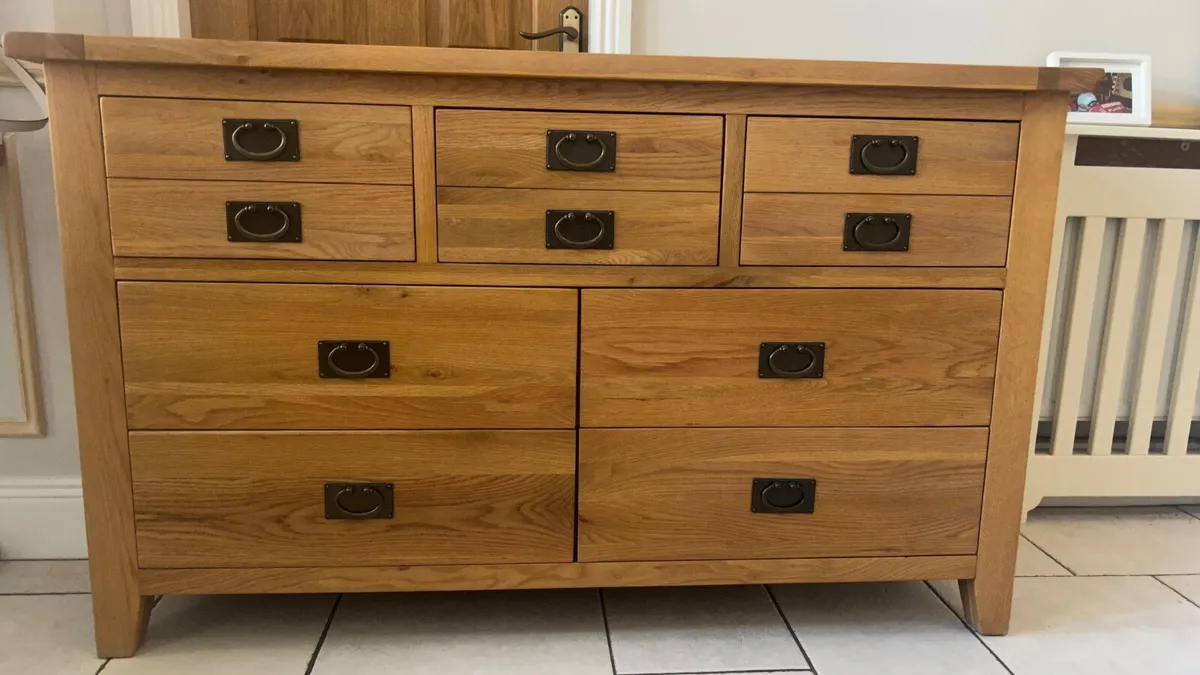 Strawbridge Large Oak Sideboard - Image 1