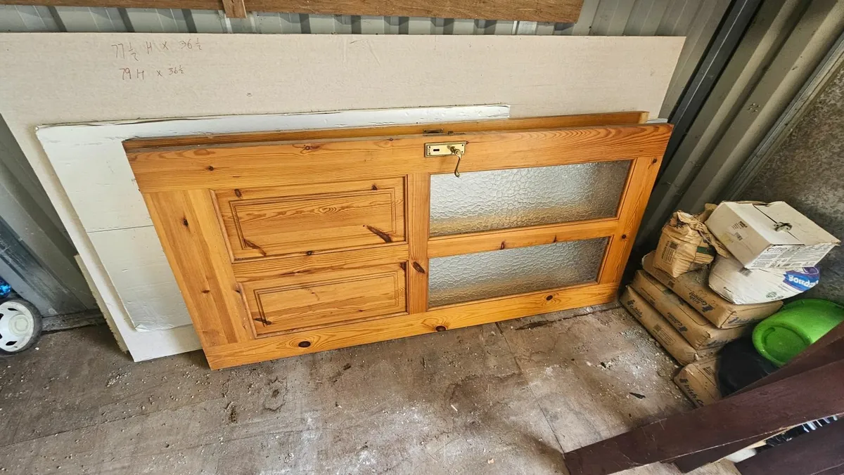 Solid wooden doors