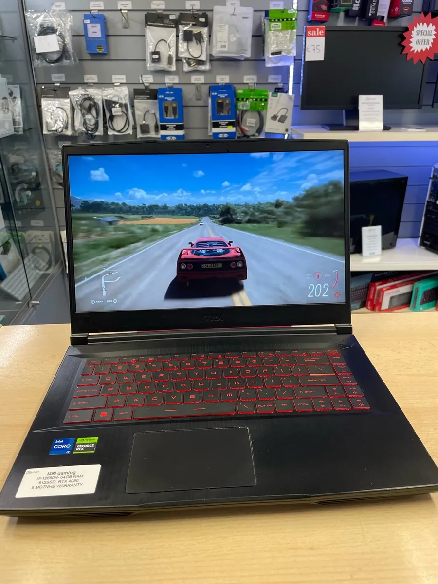 MSI gaming laptop - Image 1