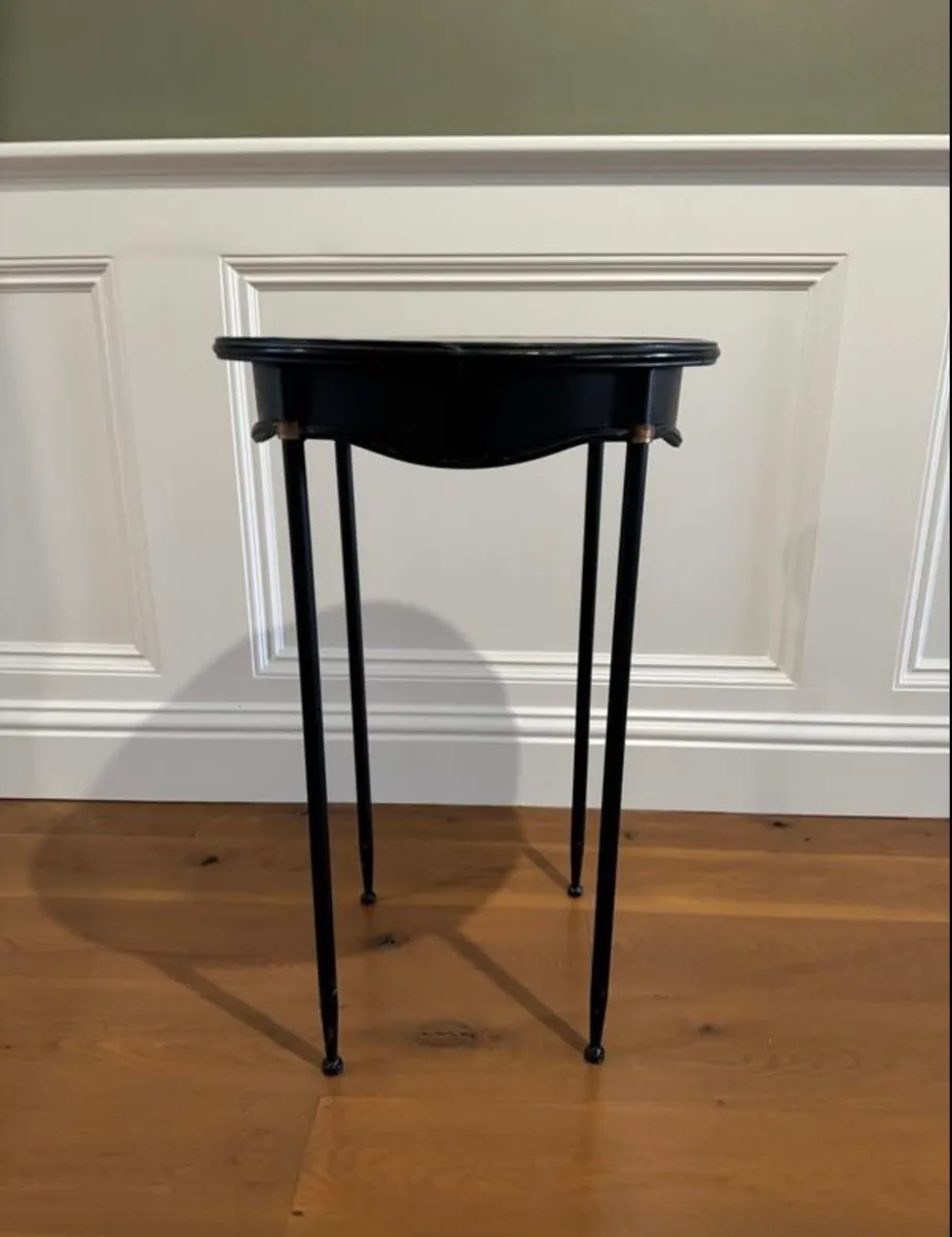 Iron French Chic Style Side Table - Image 1