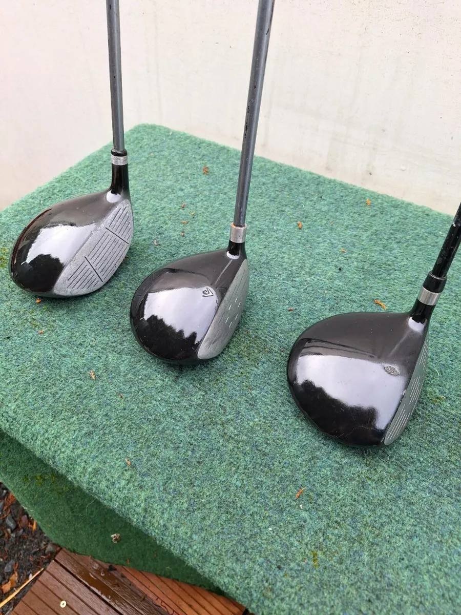 Golf clubs, full set, bag and trolley - Image 4