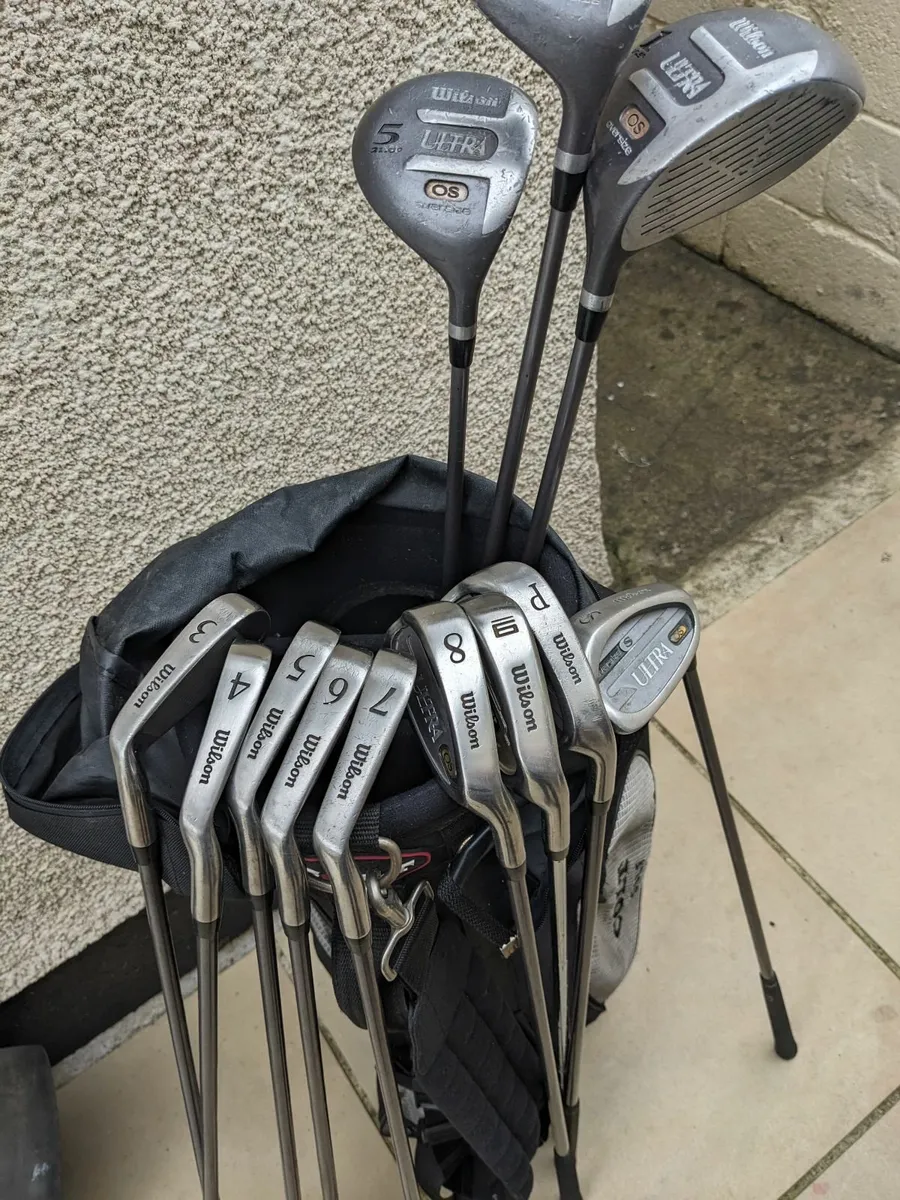 Complete Wilson Set,Irons,Wood,Bag&Trolley - Image 1