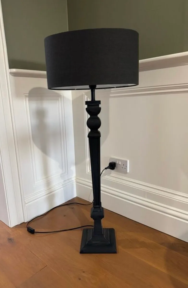 Tall Black Lamp - Image 1