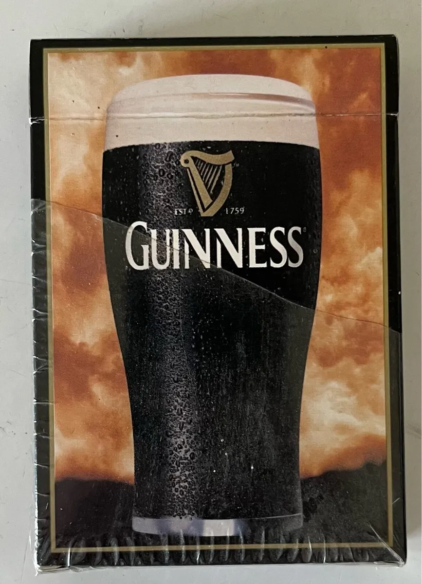 Vintage Guiness Playing Cards - Image 1