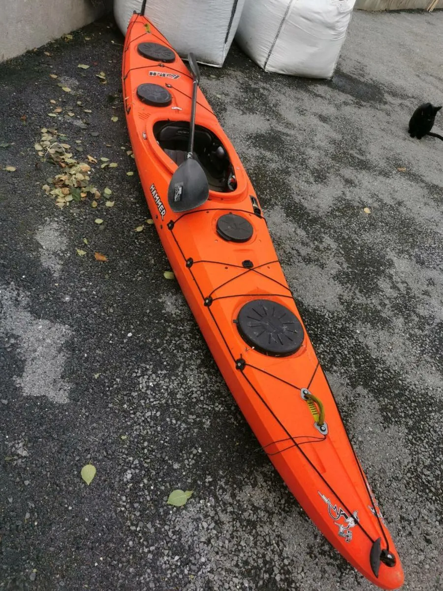 P&H Hammer Sea Kayak 13ft & Lendal Kinetik Paddle - Image 2