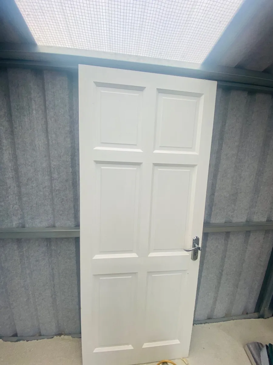 2 x Solid Oak Doors (mortise & tenon joints) - Image 1