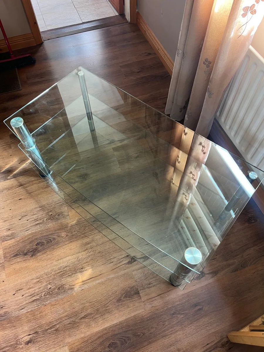 Glass tv stand - Image 2