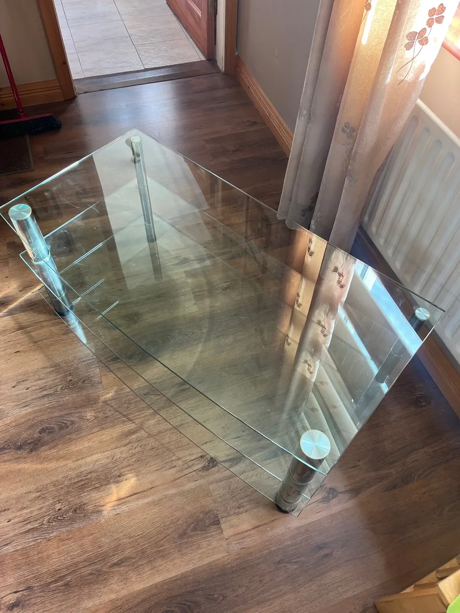 Glass tv stand - Image 3