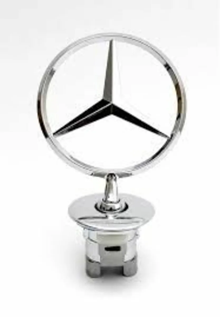 Mercedes Bonnet Badge New Chrome W202 W203 W204 W2