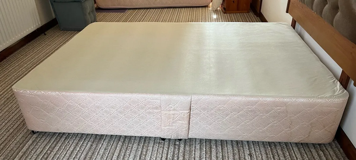 Double Divan  bed with headboard - Image 3