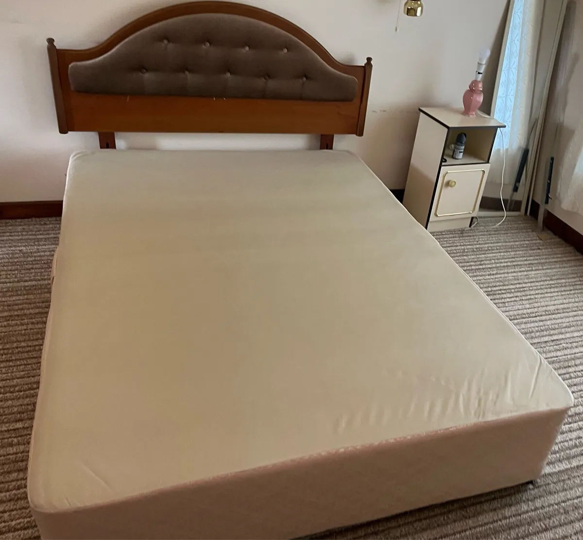 Double Divan  bed with headboard - Image 4